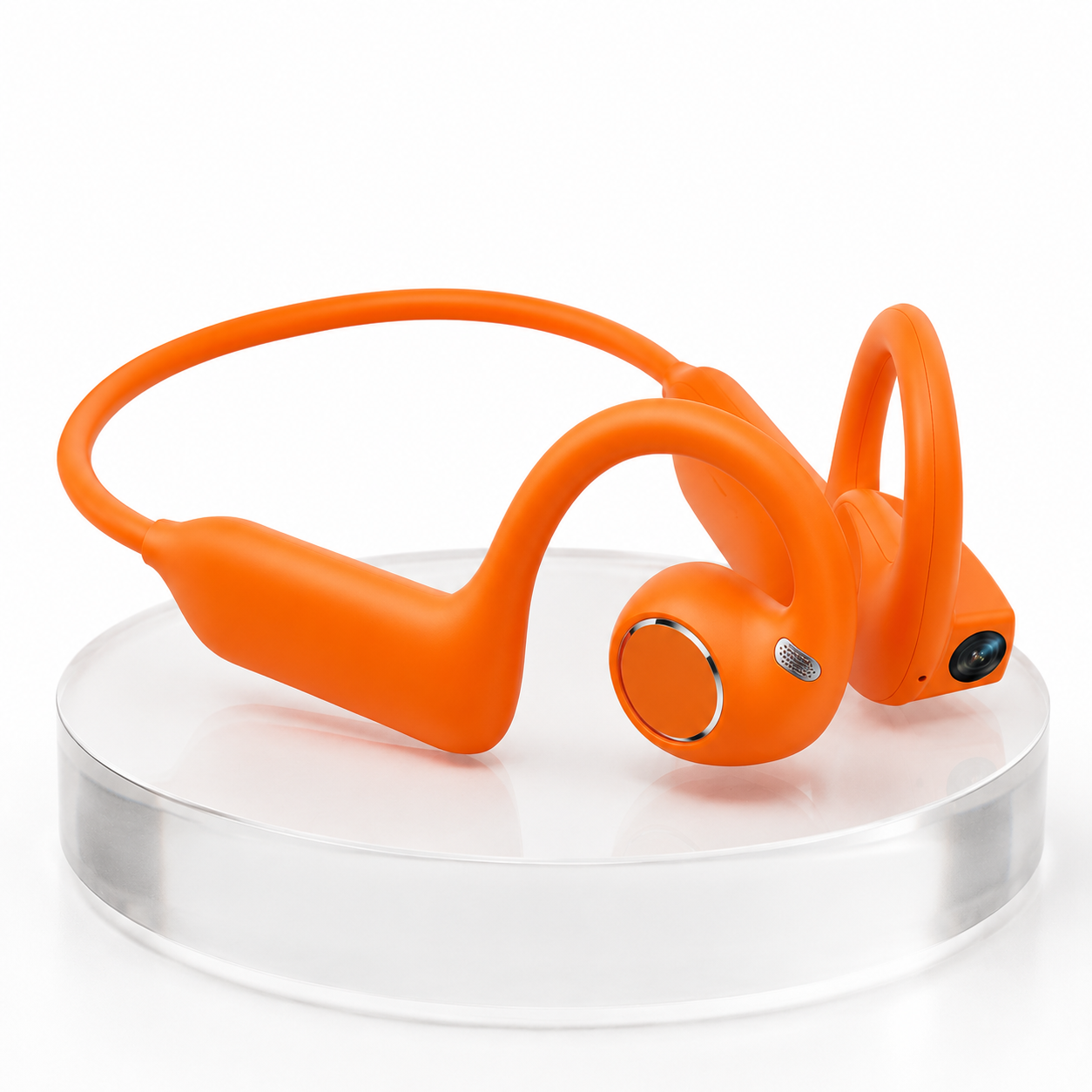 🔥 49% OFF Limited Offer - 8MP Smart Camera Open-Ear Headset – EIS Video, AI Assistance & 12H Battery