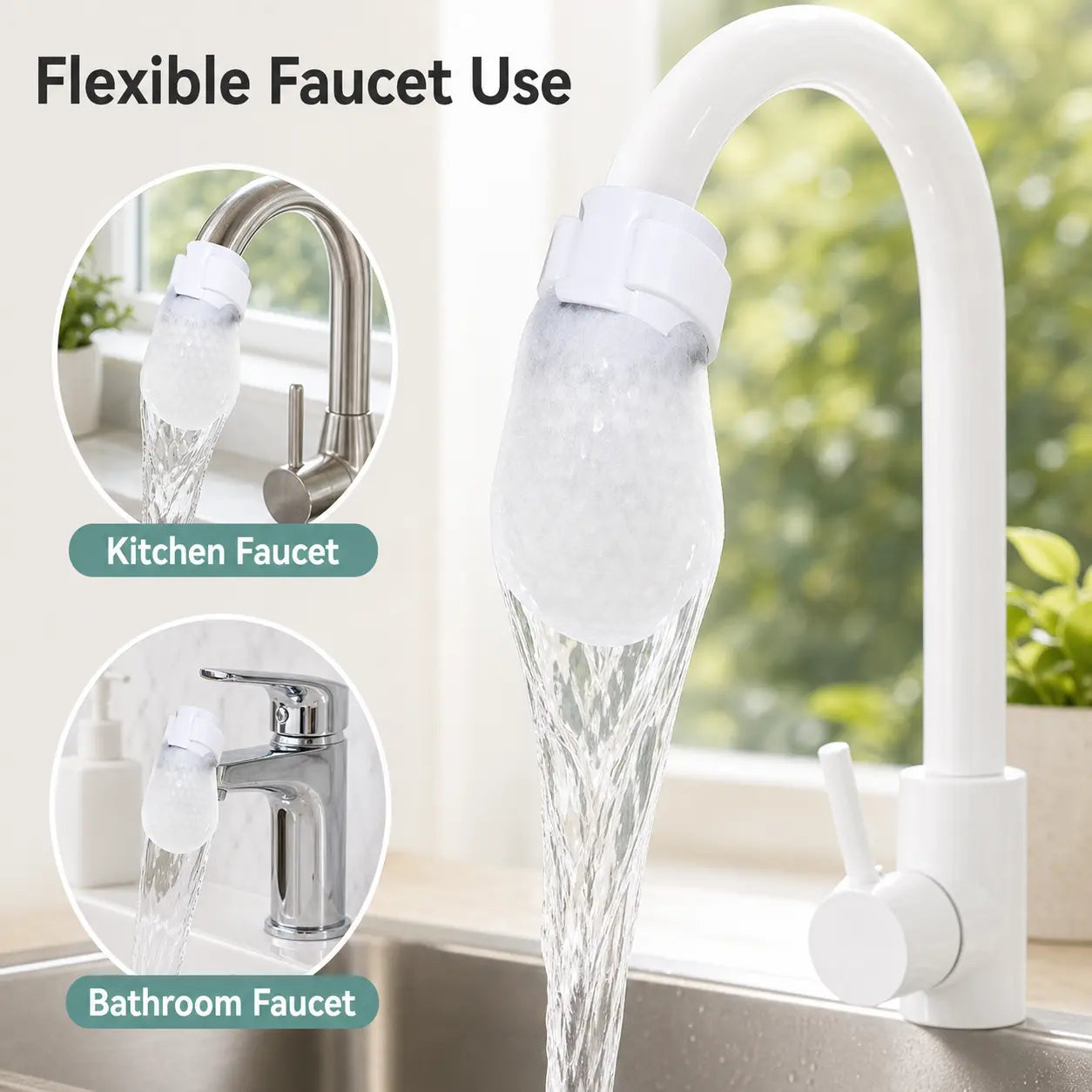 ⚡Hot Sales 49% OFF🔥-Cotton Faucet Filter Bags for Faucets Under 1" - Splash-Reducing Sediment Filter