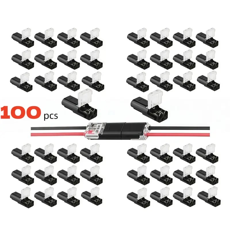 🔥 Limited-Time 49% OFF |⚡ D2 Quick Wire Connector 🔌 2-Pin No-Strip Electrical Terminal