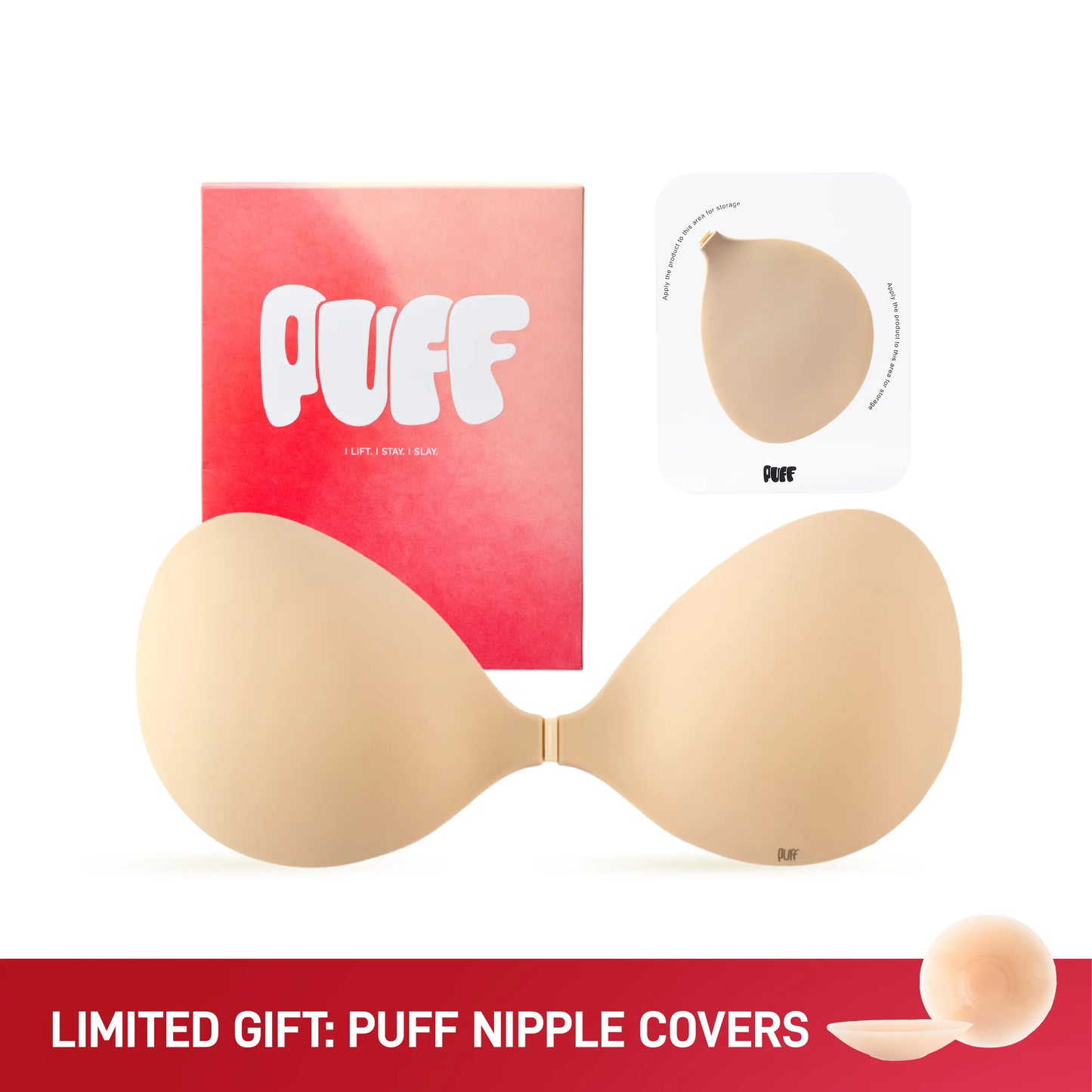 1 Push-up Sticky Bra – Waterproof & Reusable