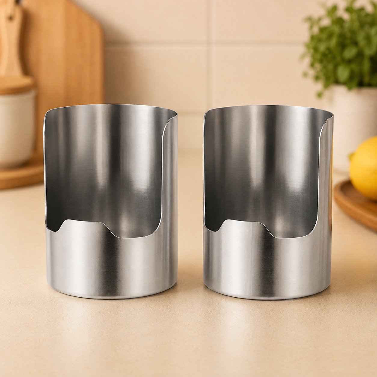 🔥HOT SALE 49% OFF🔥Thickened Stainless Steel Utensil Organizer, Rust Resistant Easy to Clean