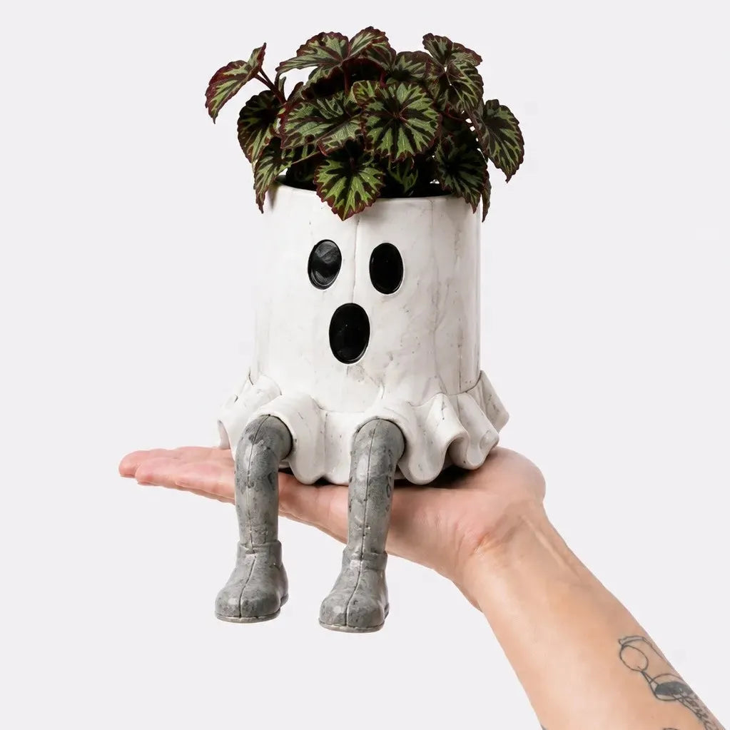 🎃 LIMITED TIME 49% OFF | Spooky Hanging Leg Resin Planter – Cute Halloween Succulent Pot For Home & Garden 👻