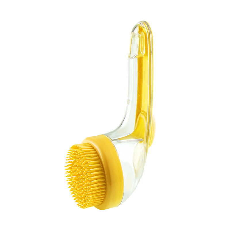 Pet Bath Brush with Shampoo Dispenser for Dogs & Cats