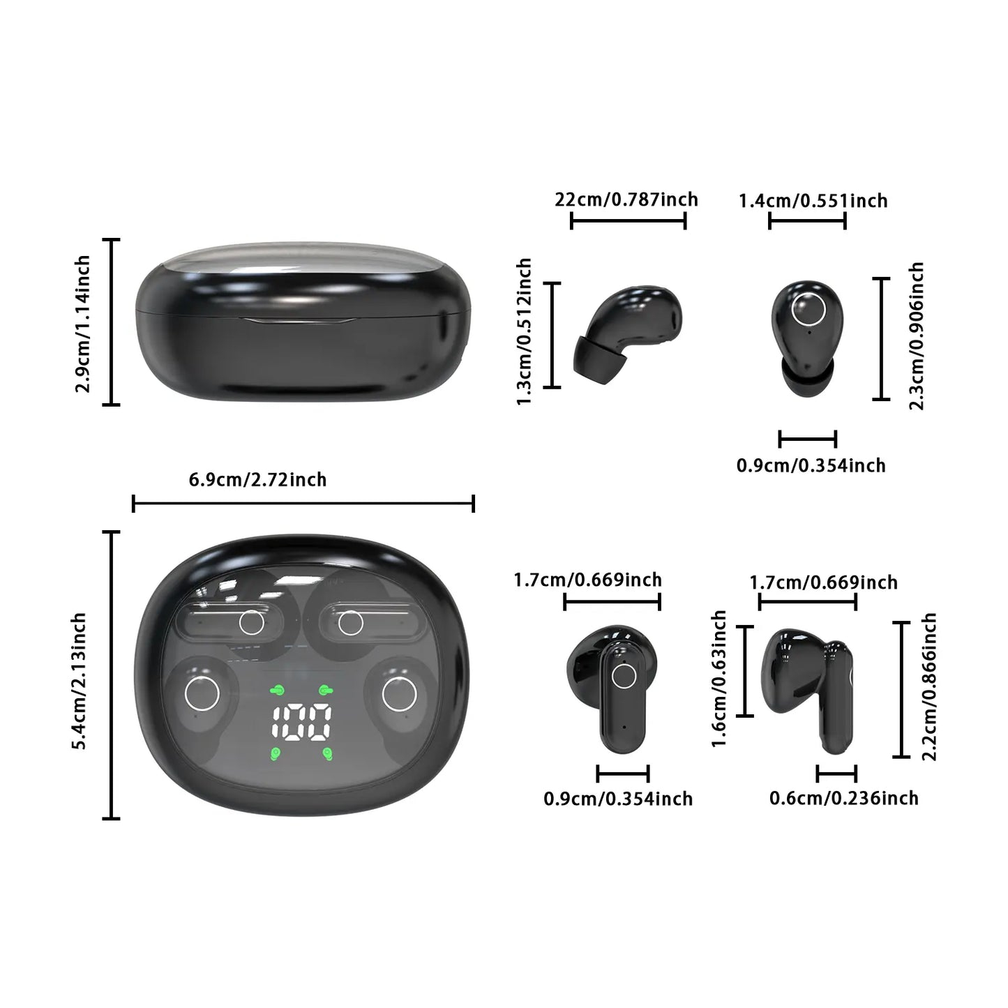 🔥Limited-Time 50% OFF🔥Wireless Headphones - Noise Cancelling Bluetooth 5.4