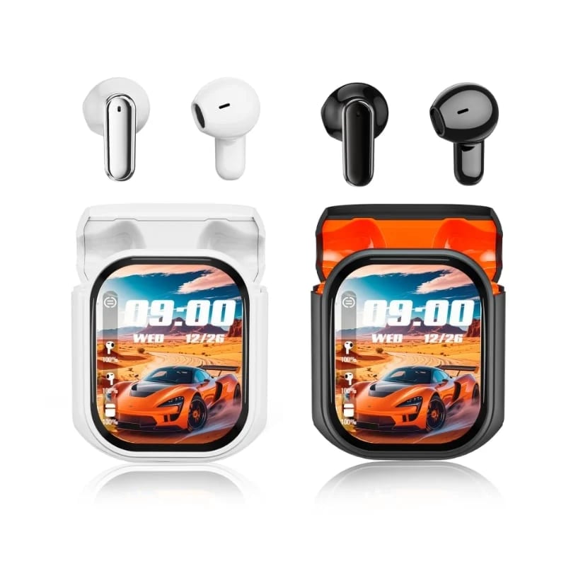 Bluetooth 6.0 Earphones LED Display High Fidelity Waterproof Wireless Earphones | Suitable for Office, Sports, Study and Audio Calls | Built-in Microphone | Earphones