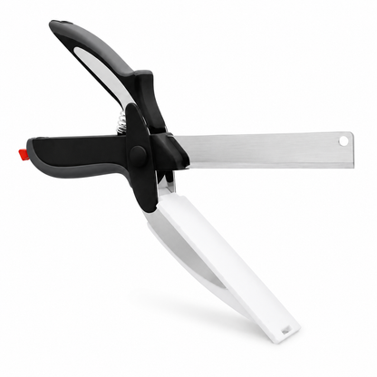 ✂️2-in-1 Kitchen Scissors & Cutting Board | Upgraded Wide Blade Food Prep Tool