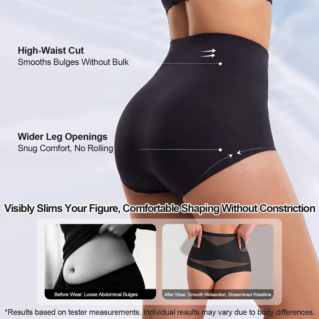 💕49% OFF🔥🩱 X‑Cross High Waist Shapewear Panties | Tummy Control Butt Lifter Underwear for Women