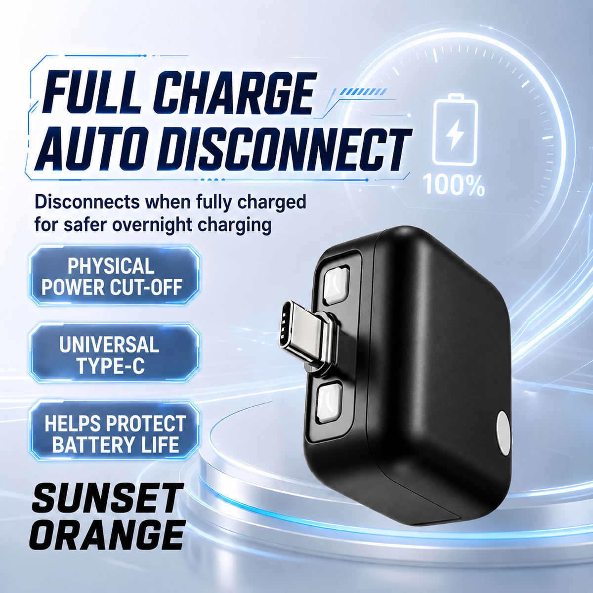 🔥 Limited-Time 49% OFF🔥140W TYPE-C Smart Full Charge Auto Stop Battery Protector