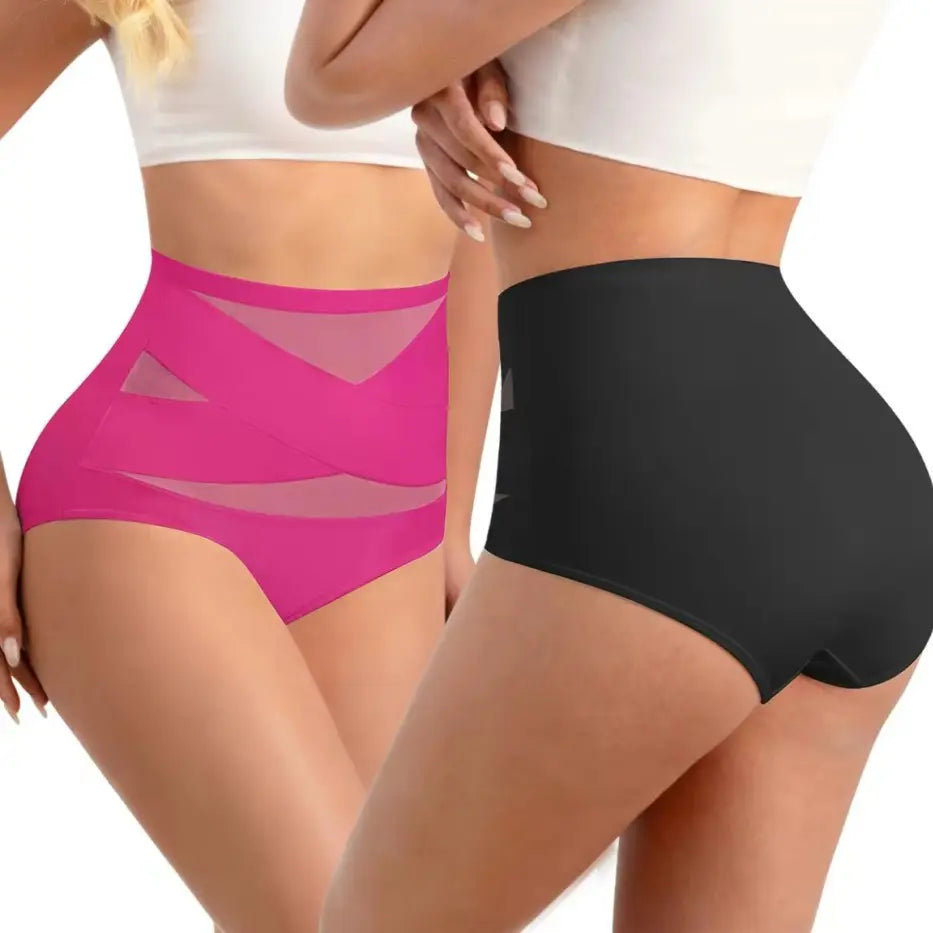 💕49% OFF🔥🩱 X‑Cross High Waist Shapewear Panties | Tummy Control Butt Lifter Underwear for Women