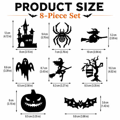🔥LAST DAY 49% OFF🔥🎃Halloween LED Silhouette Wall Light Stickers | Battery Powered Peel & Stick Spooky Party Decor