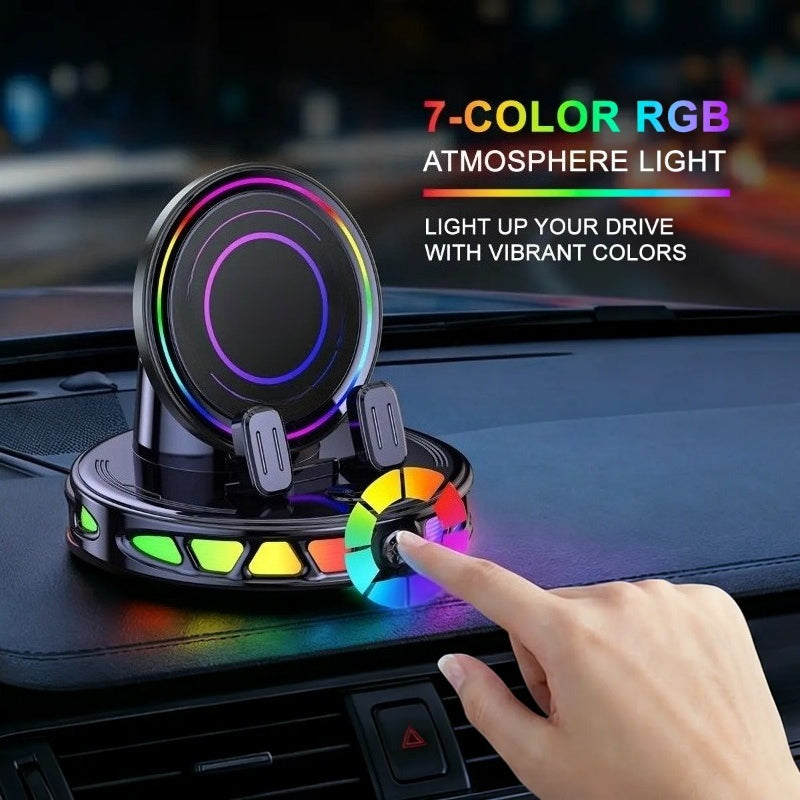 🔥 Limited-Time 49% OFF | RGB Wireless Charging Car Mount