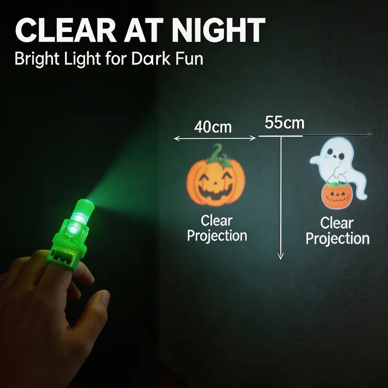 🎃 49% OFF Halloween LED Finger Lights — Create Spooky Projections & Endless Party Fun