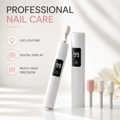 🔥Hot Sale 49% OFF-Professional Ultra-Safe LED Electric Nail Grinder