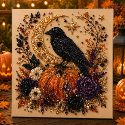 🔥Limited-time 49% off🔥👻 Halloween 3D Diamond Painting Kit ✨ DIY Crystal Bead Canvas Craft