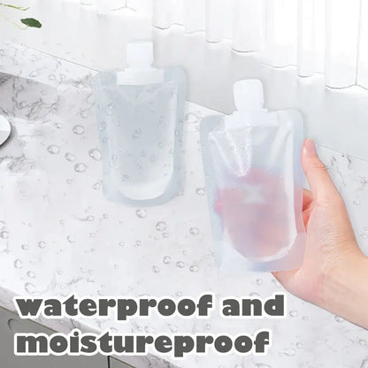 🔥Limited-time 49% off🔥✈️50ml Travel Liquid Pouches Leak Proof PET Squeeze Bags