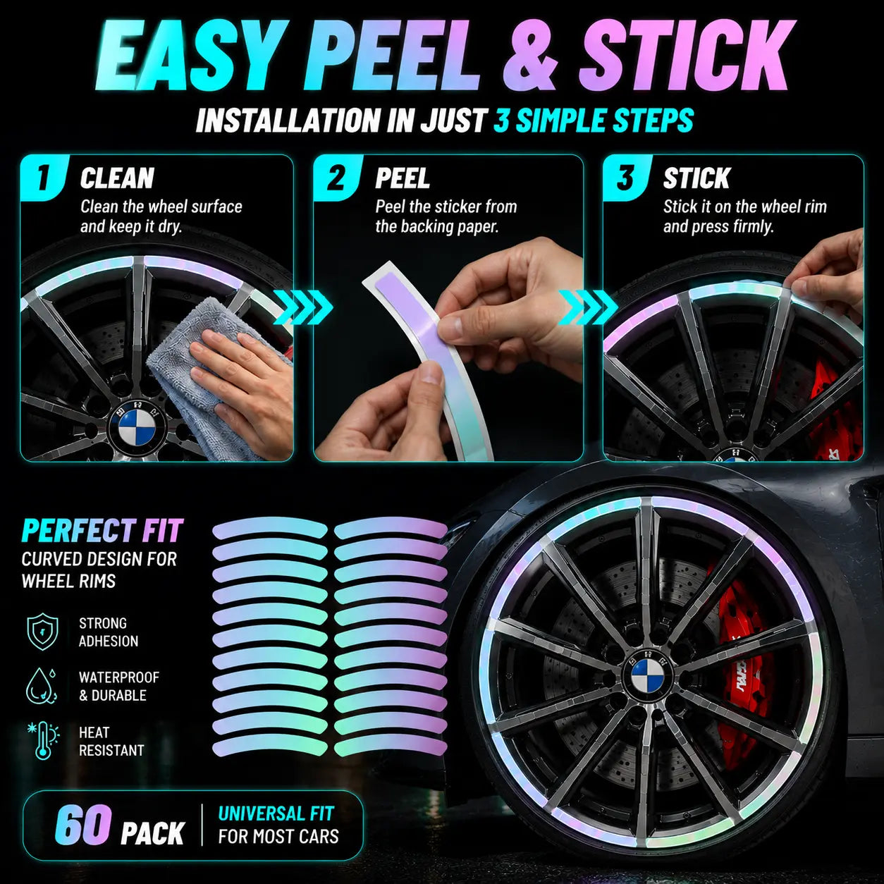 🔥 49% OFF Limited Time Offer – Glow Rim Stickers™ | Create A Sporty Night Glow Look For Your Car In Minutes