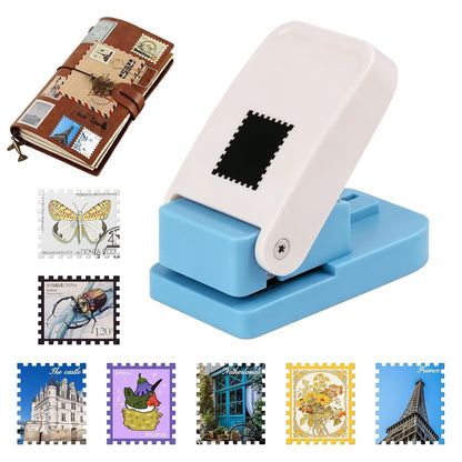 ✂️ Mini Postage Stamp Paper Punch – DIY Scrapbook & Photo Craft Cutter
