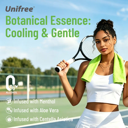 Unifree Cooling Towels & XL Menthol Wipes for Hot Weather Relief