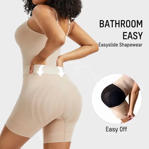 💥Easy slide Tummy Control Butt Lifter Bodysuit, Scrunch Rear Design with Boning Support
