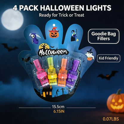 🎃 49% OFF Halloween LED Finger Lights — Create Spooky Projections & Endless Party Fun