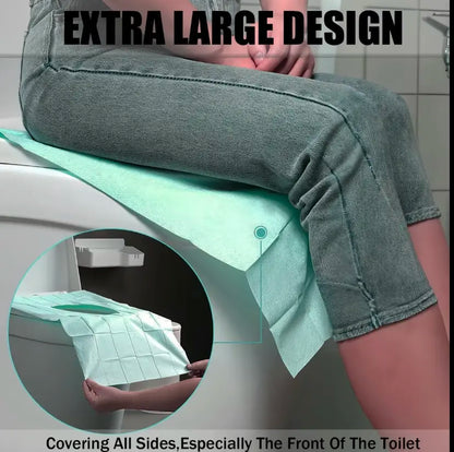 🔥Limited Time 49% OFF🚽 Disposable Waterproof Toilet Seat Covers ✨ Portable Anti-Slip Hygiene Protector