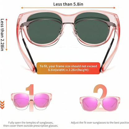 🔥Hot sale – up to 49% off Polarized Fit Over Sunglasses for Prescription Glasses - UV400