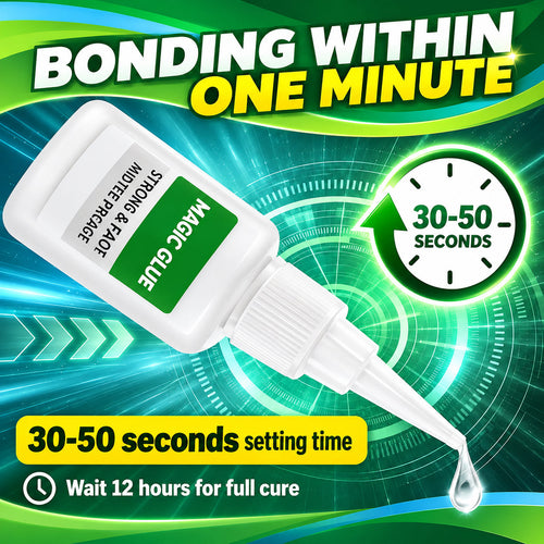 🔥 Limited-Time 49% OFF💪 Magic Super Glue 4-Pack | Instant Bond with Precision Tips