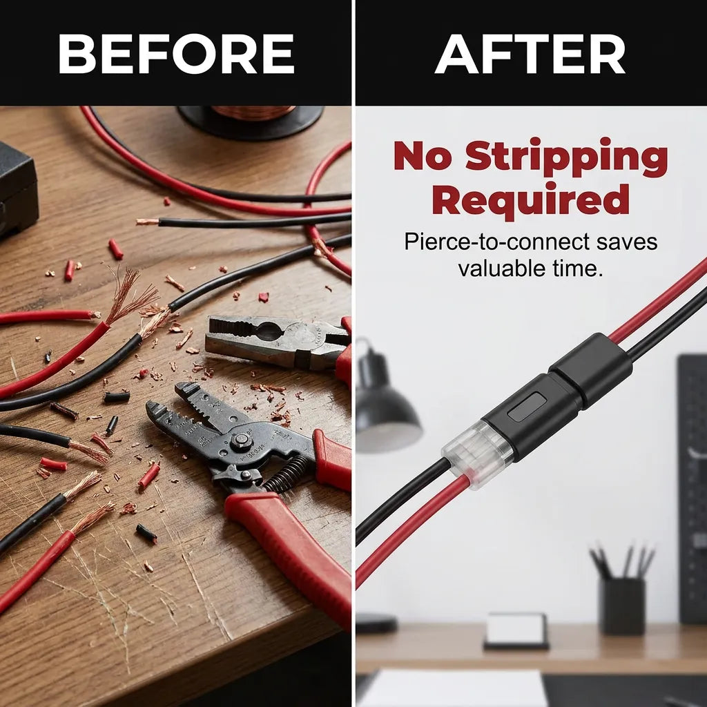 🔥 Limited-Time 49% OFF |⚡ D2 Quick Wire Connector 🔌 2-Pin No-Strip Electrical Terminal