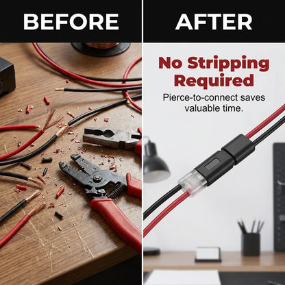 🔥 Limited-Time 49% OFF |⚡ D2 Quick Wire Connector 🔌 2-Pin No-Strip Electrical Terminal