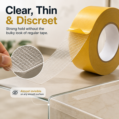 🔥 Limited-Time 49% OFF-💪Heavy Duty Double Sided Tape💧 Waterproof, No Residue Carpet Rug Tape