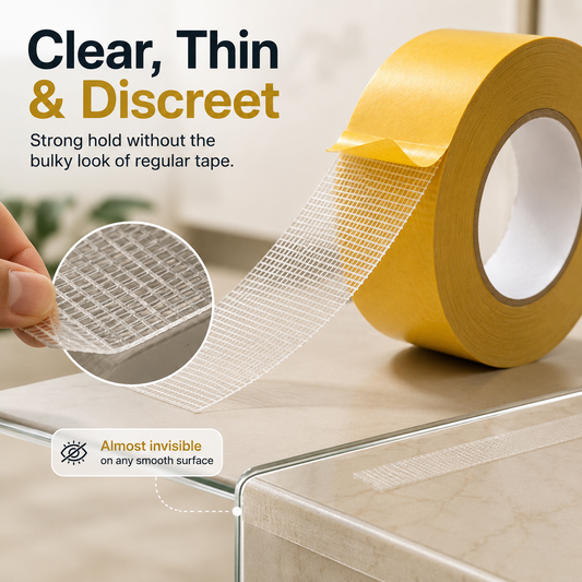 🔥 Limited-Time 49% OFF-💪Heavy Duty Double Sided Tape💧 Waterproof, No Residue Carpet Rug Tape