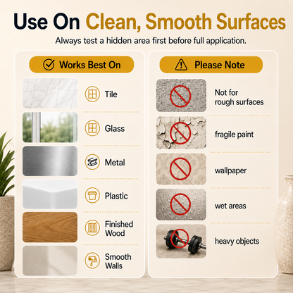 🔥 Limited-Time 49% OFF-💪Heavy Duty Double Sided Tape💧 Waterproof, No Residue Carpet Rug Tape