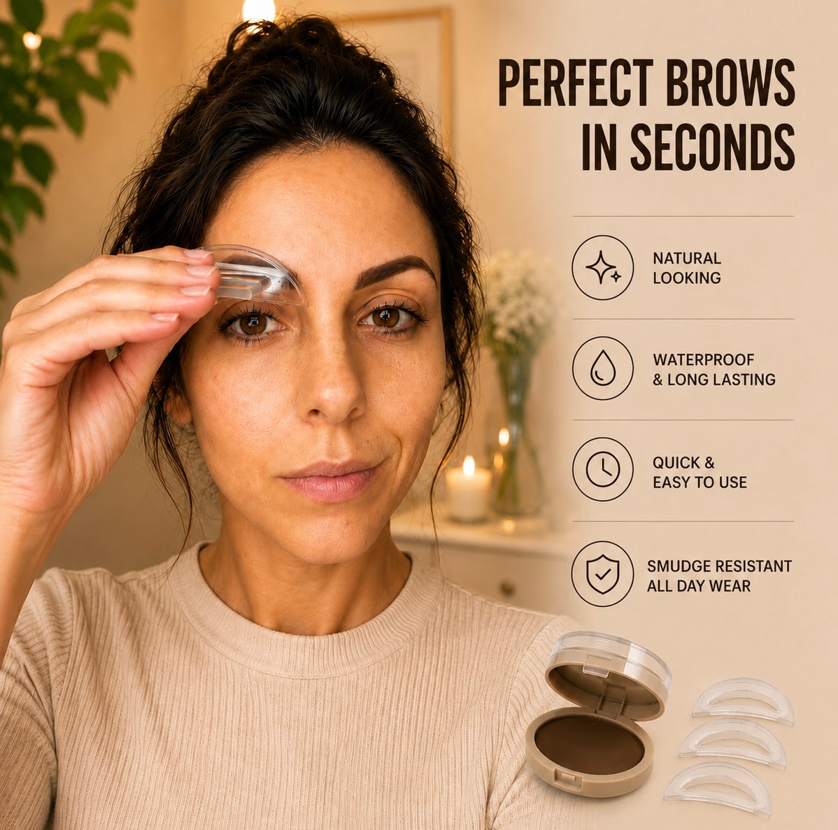 Eyebrow Stamp Kit | Fuller Natural Brows in Seconds