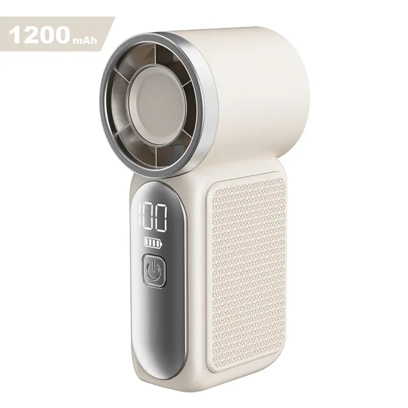 🥳2026 HOT SALE🥳💞50K+ SOLD!💨❄️ ! Turbo Handheld Fan – 16900 RPM, 6 speeds, LED display. 3000mAh battery, 10.7hrs cooling. Pocket‑sized power! 🌬️✨