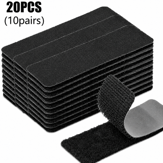 Heavy-Duty Waterproof Self-Adhesive Hook and Loop Strips | Double Sided Mounting Tape