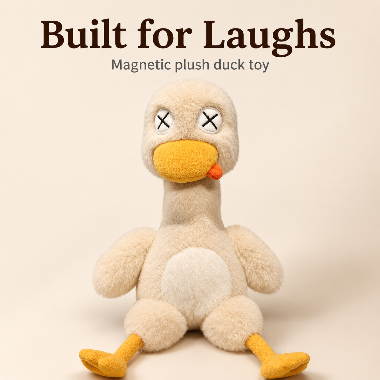 Magnetic Plush Toy Duck – 'Salted Duck' Assembly Toy