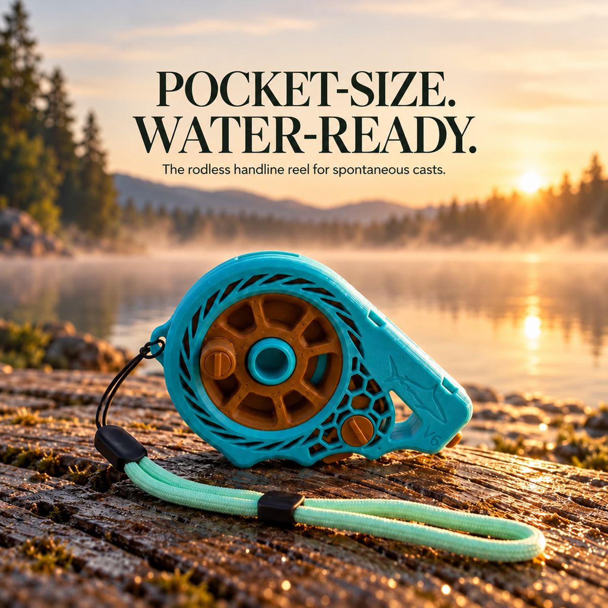 🎣 Pocket Fishing Reel — Ultralight Rodless Handline