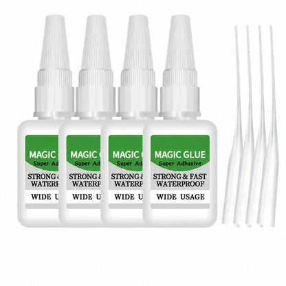 🔥 Limited-Time 49% OFF💪 Magic Super Glue 4-Pack | Instant Bond with Precision Tips