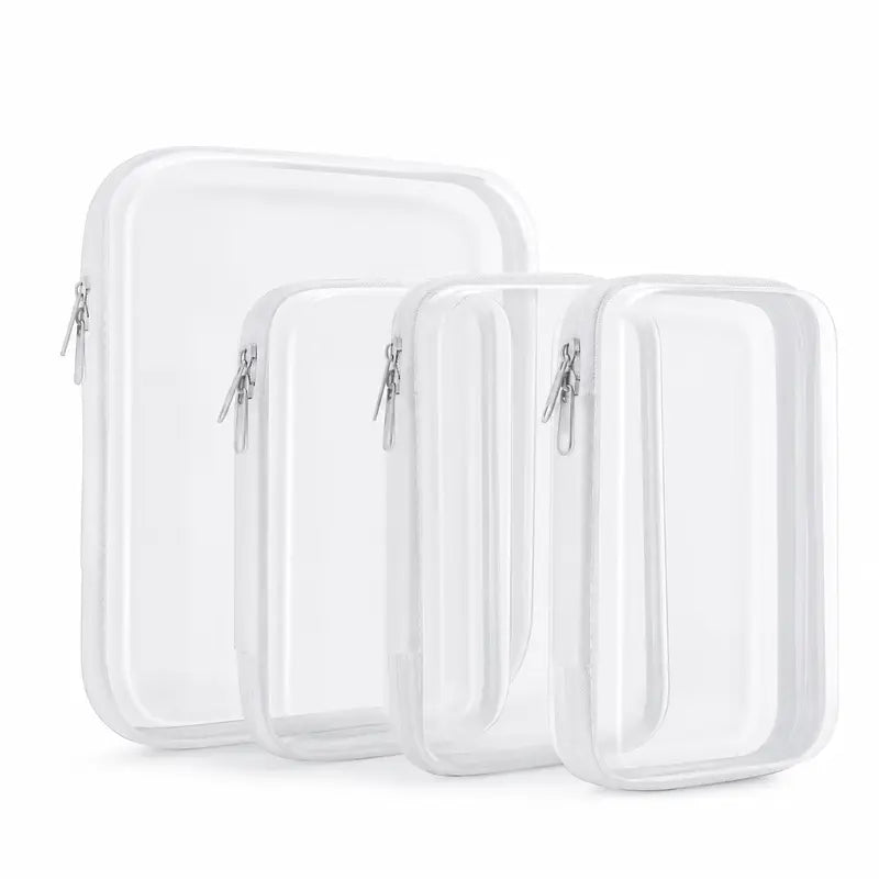 🔥 Limited-Time 49% OFF 🧳 Clear Hard Shell Packing Cubes | 💧 Waterproof PET Travel Organizer Bags