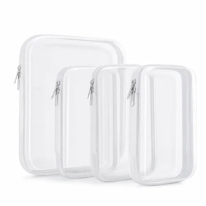 🔥 Limited-Time 49% OFF 🧳 Clear Hard Shell Packing Cubes | 💧 Waterproof PET Travel Organizer Bags