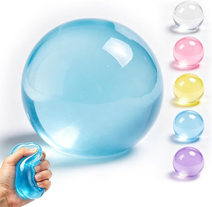 🍬Crystal Clear Jelly Squeeze Ball🥰  Soft Coconut Oil Fidget Toy, Perfect Stress Buster for Boredom & Anxiety