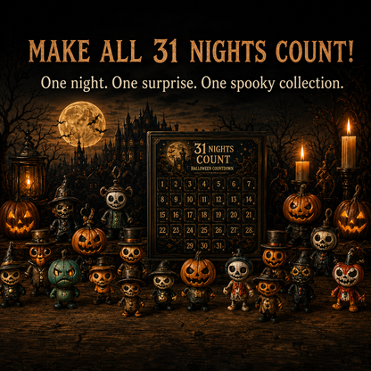 🎉🎃 49% OFF – 31 Nights of Fright Halloween Countdown Box with 31 Unique Spooky Collectibles  👻✨