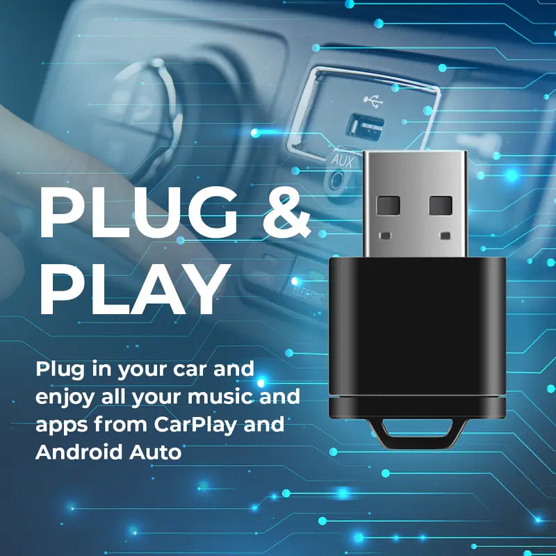 🔥LAST DAY 49% OFF📱 Wireless CarPlay & Android Auto Adapter | 🚗 Convert Wired to Wireless ⚡
