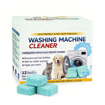 🔥 Limited-Time 49% OFF | 🐾🧺 Eco-Friendly Washing Machine Cleaner Tablets | Pet Hair & Odor Remover