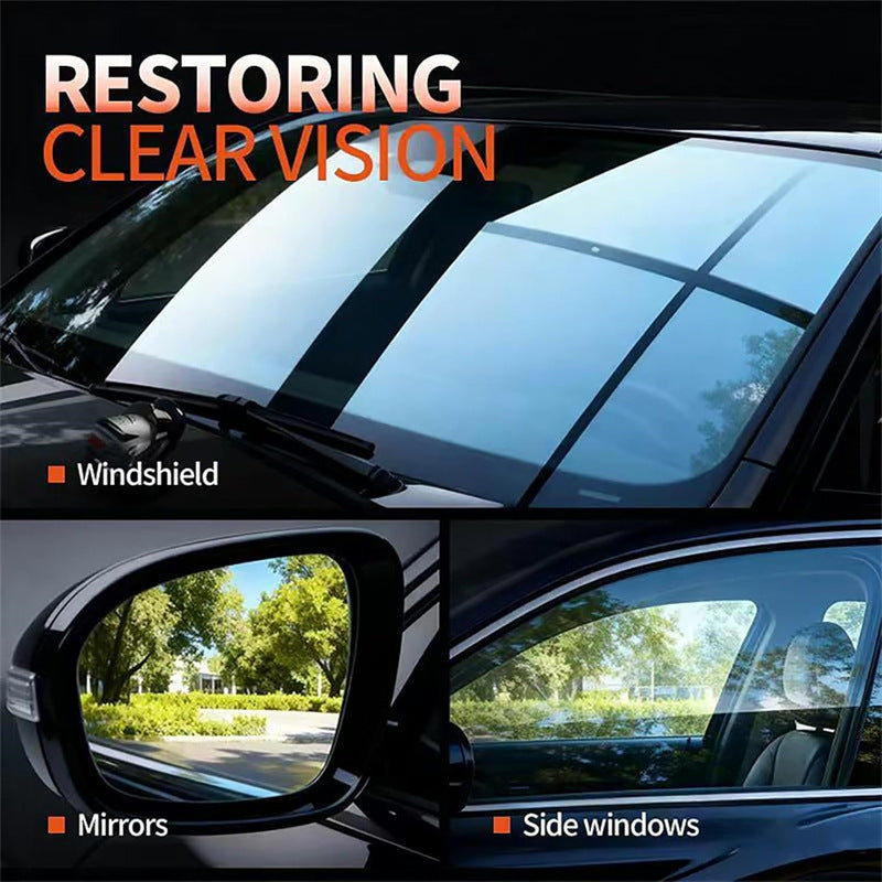 🚗🧼 Handheld Car Glass Oil Film Cleaner Cream | Portable Windshield Degreasing Sponge Brush 100g