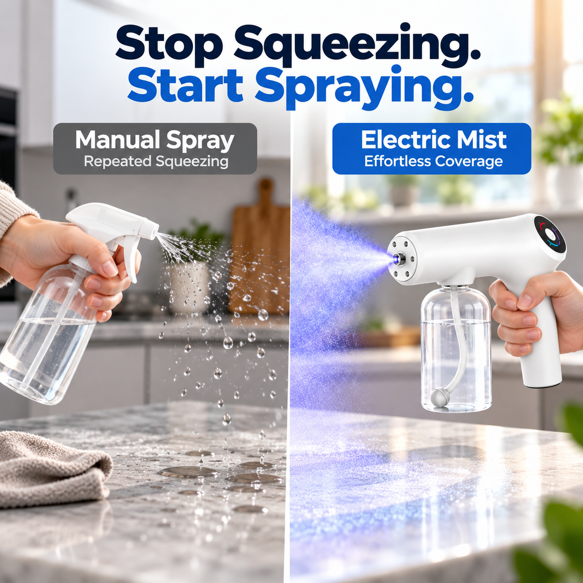 ⏰ LIMITED TIME 49% OFF⚡ Cordless Electric Fine Mist Sprayer | Rechargeable Spray Gun