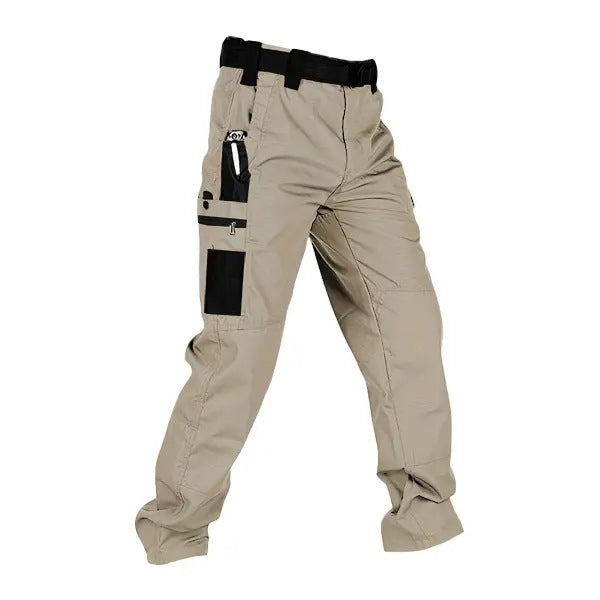 🔥49% OFF 👖 Men's Ripstop Cargo Work Pants, Water-Resistant Utility Pants with Tool Pockets
