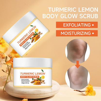 Limited-Time 49% OFF🔥Upgraded Turmeric Body Glow Scrub 🧡 | Exfoliating, Brightening & Moisturizing Body Scrub ✨