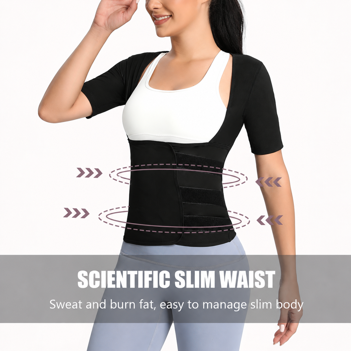 📢LAST DAY 49% OFF🔥Women's Sauna Sweat Vest | Compression Waist Trainer for Gym