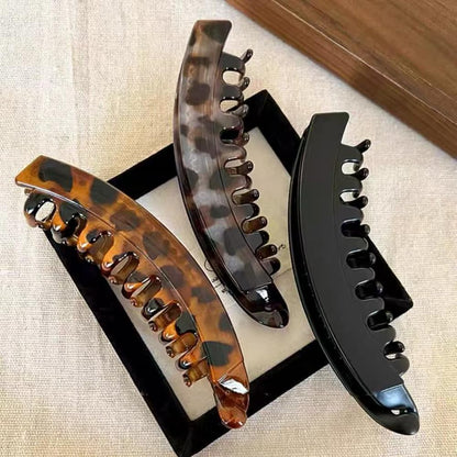 🔥HOT SALES✨Retro Banana Hair Clips 2 Pack | Non-Slip Ponytail Hair Barrette